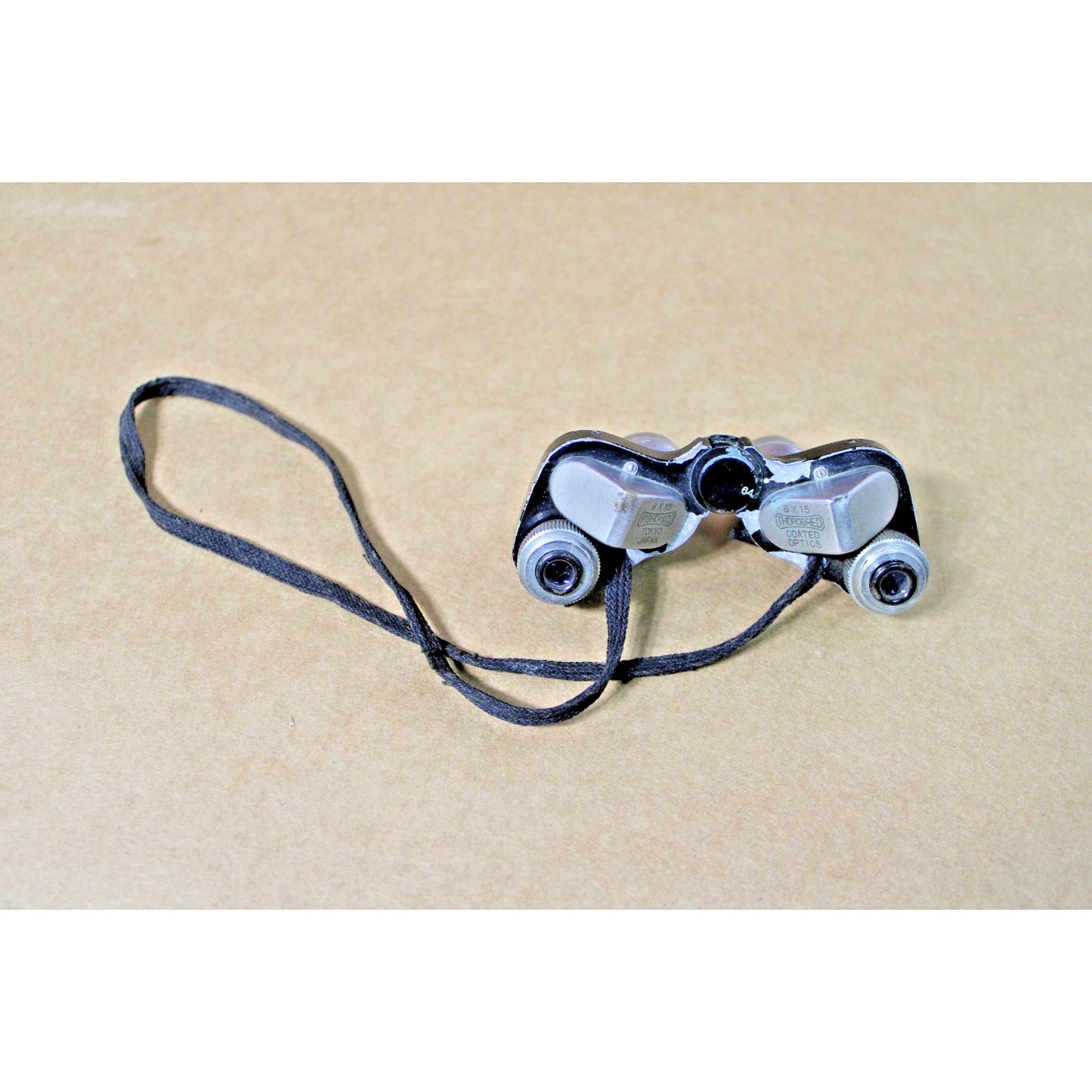 Vintage Japanese Pocket Binoculars, Yoshida & Co. 6x15 Coated Optic Tokyo
