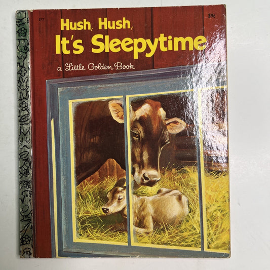 Vtg Hush, Hush, It’s Sleepytime - Little Golden Book 1969 Edition