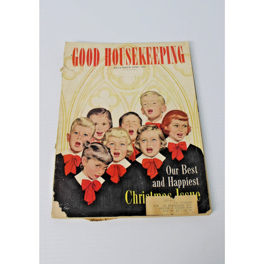 1951 Good Housekeeping Magazine, December Christmas Issue- Vintage Ads MCM Decor