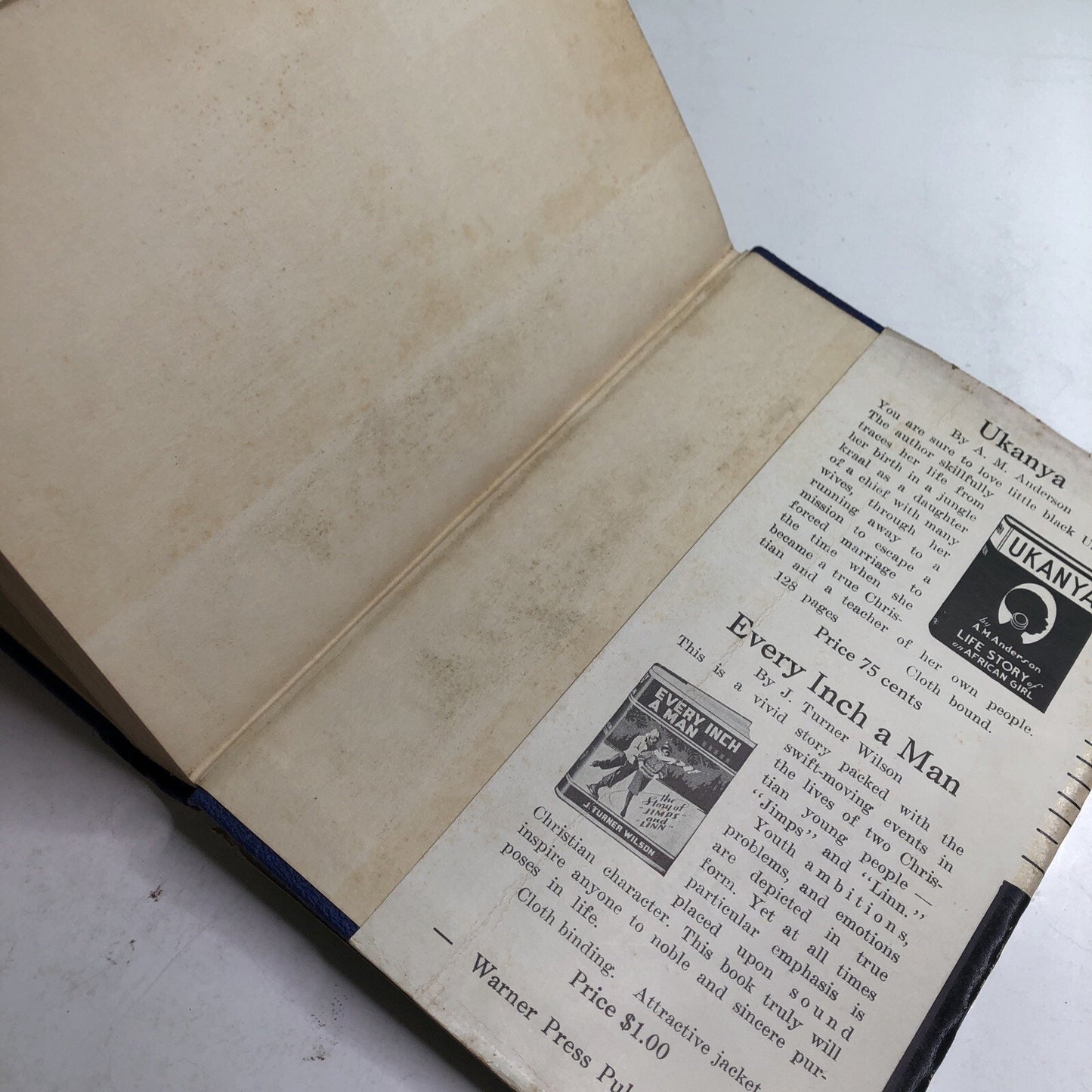 A. M. Anderson NKOSI Story of an African Chief's Son 1938 The Warner Press, IN