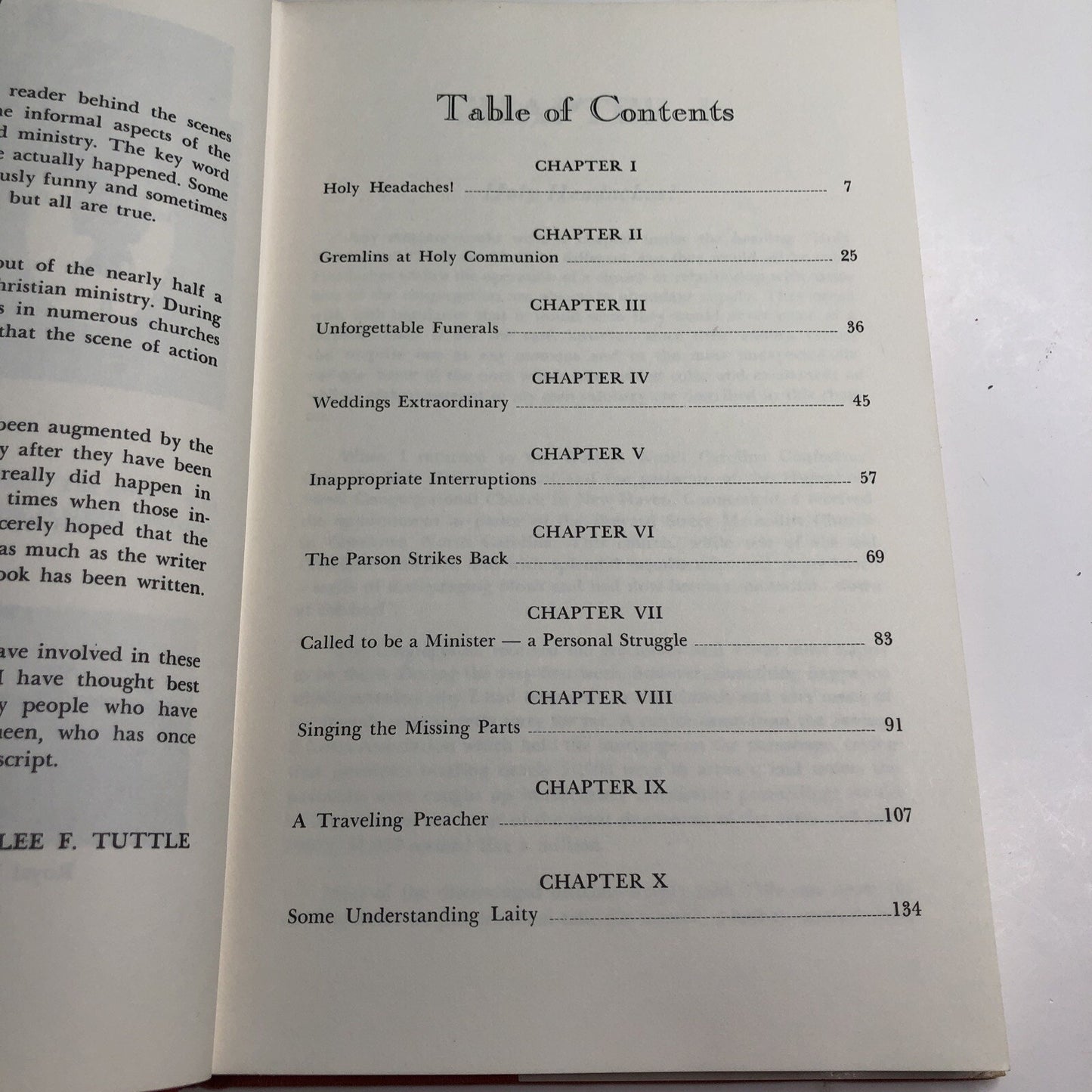 It Happened in Church but Everybody Survived Limited First Edition Lee F. Tuttle