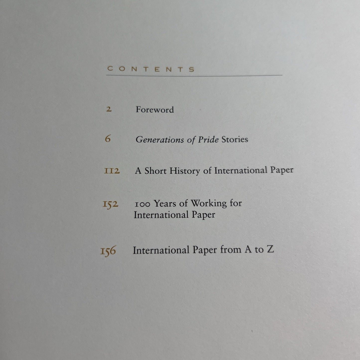 Generations of Pride: A Centennial History of International Paper, 1998 HC