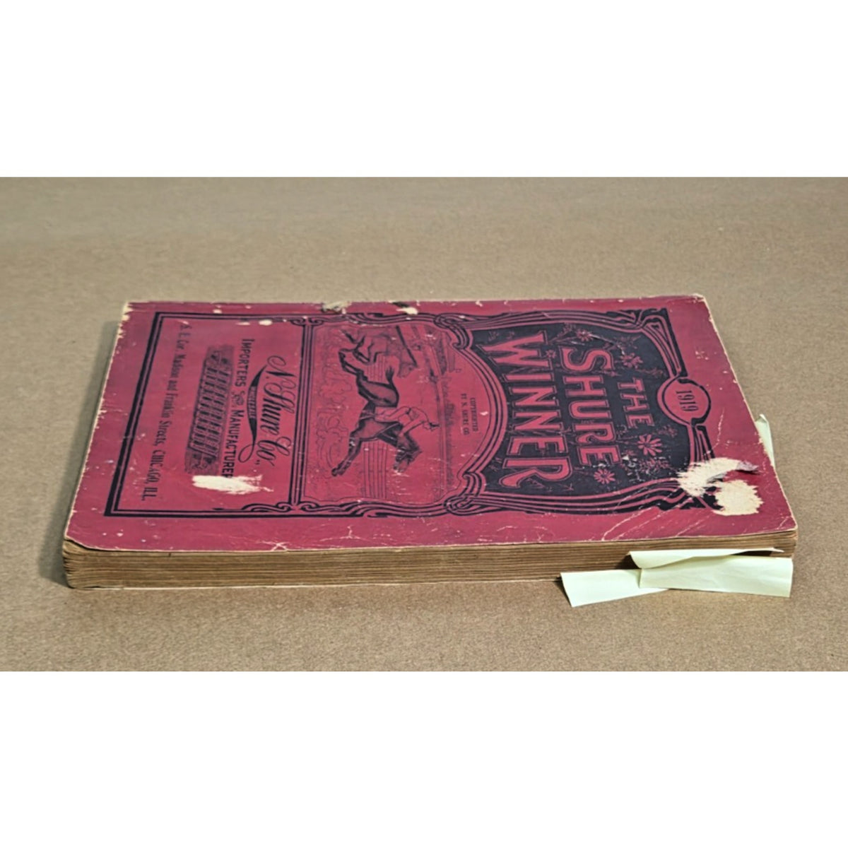 1919 N. Shure Co No. 82 Catalog "The Shure Winner" Vintage Chicago Wholesale