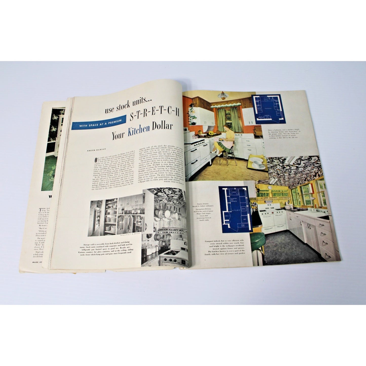 1949 March The American Home Magazine- House Garden Interiors MCM Decorating Ads