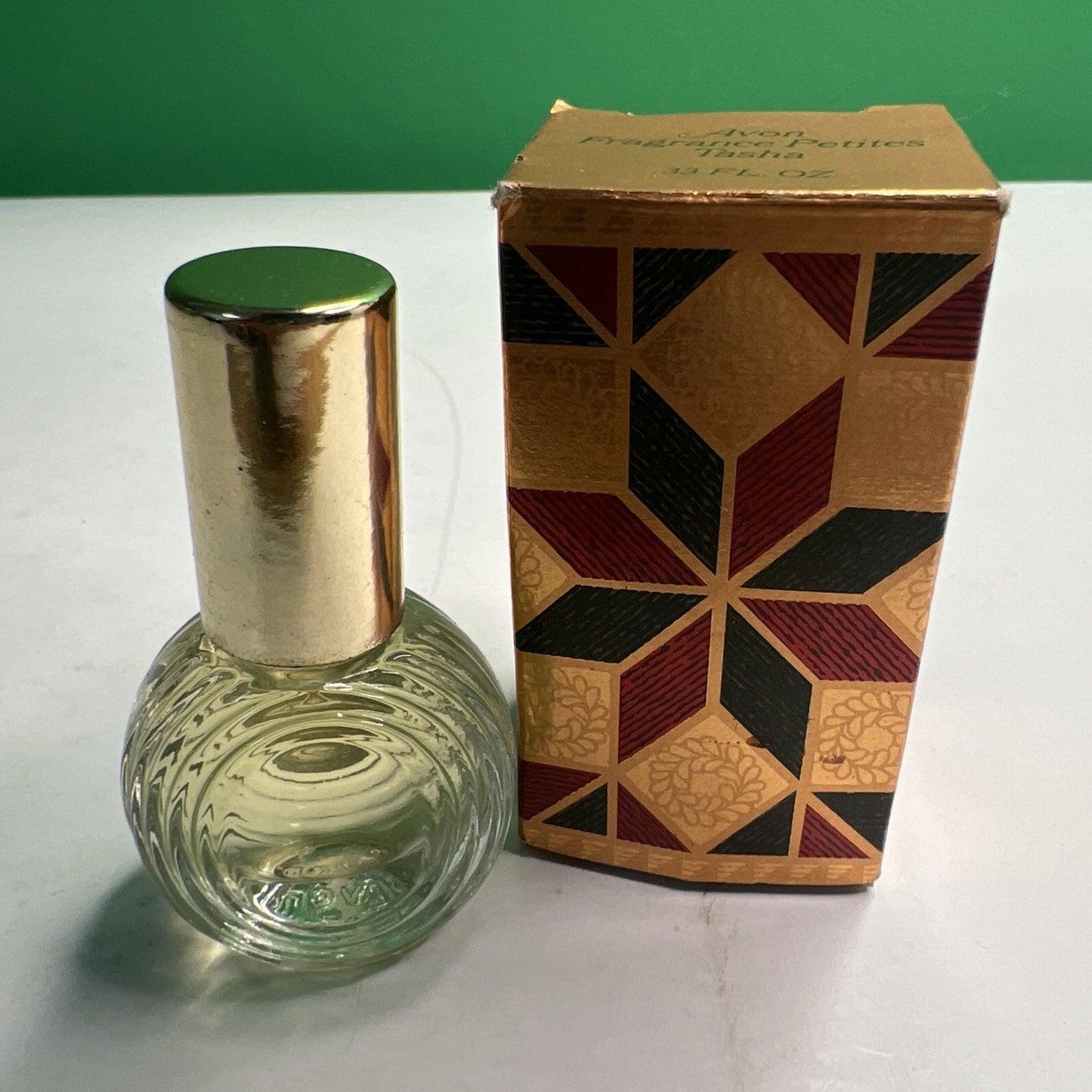 Avon Fragrance Petites Tasha .33 FL OZ Fluid Mini Perfume Bottle with Box