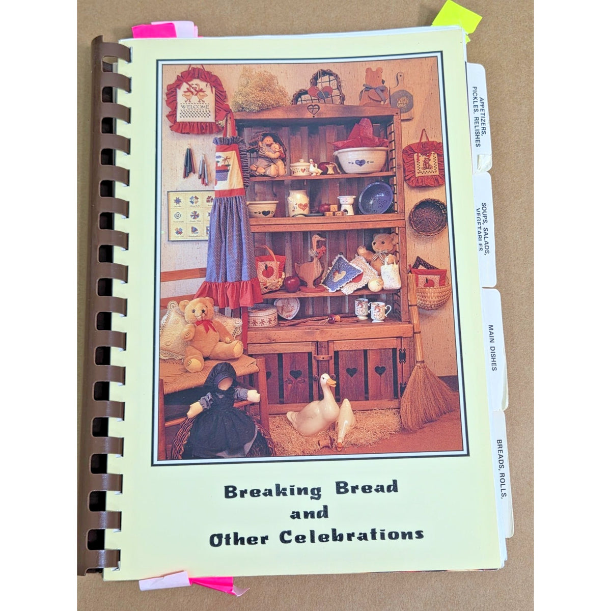 Vintage 1990 Breaking Bread St. Joan of Arc Lisle IL Community Cookbook