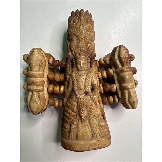 Vintage Handcarved Artisan Crafted Bracelet Natural Material
