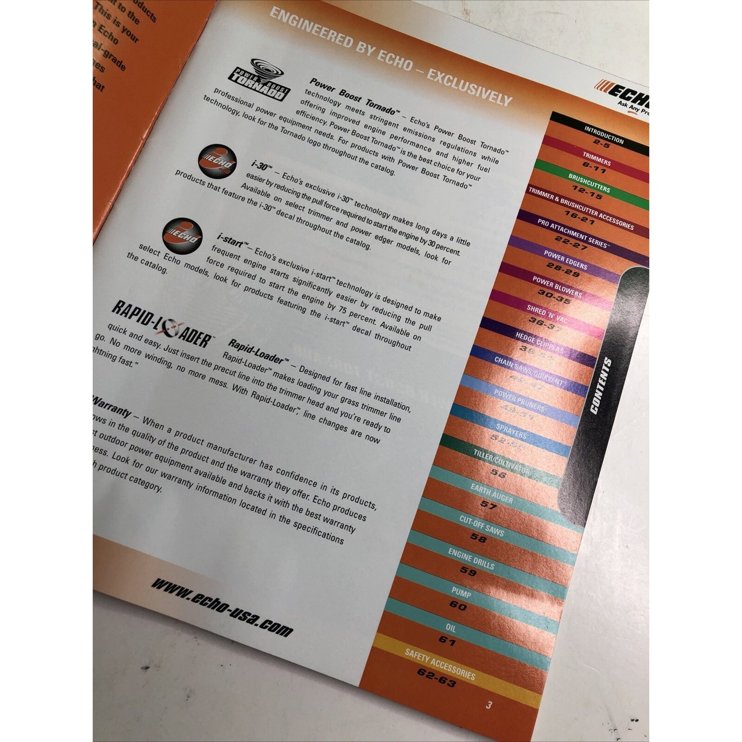 Original Echo Sale Brochure 2004 Master Products Catalog #5M01A00016