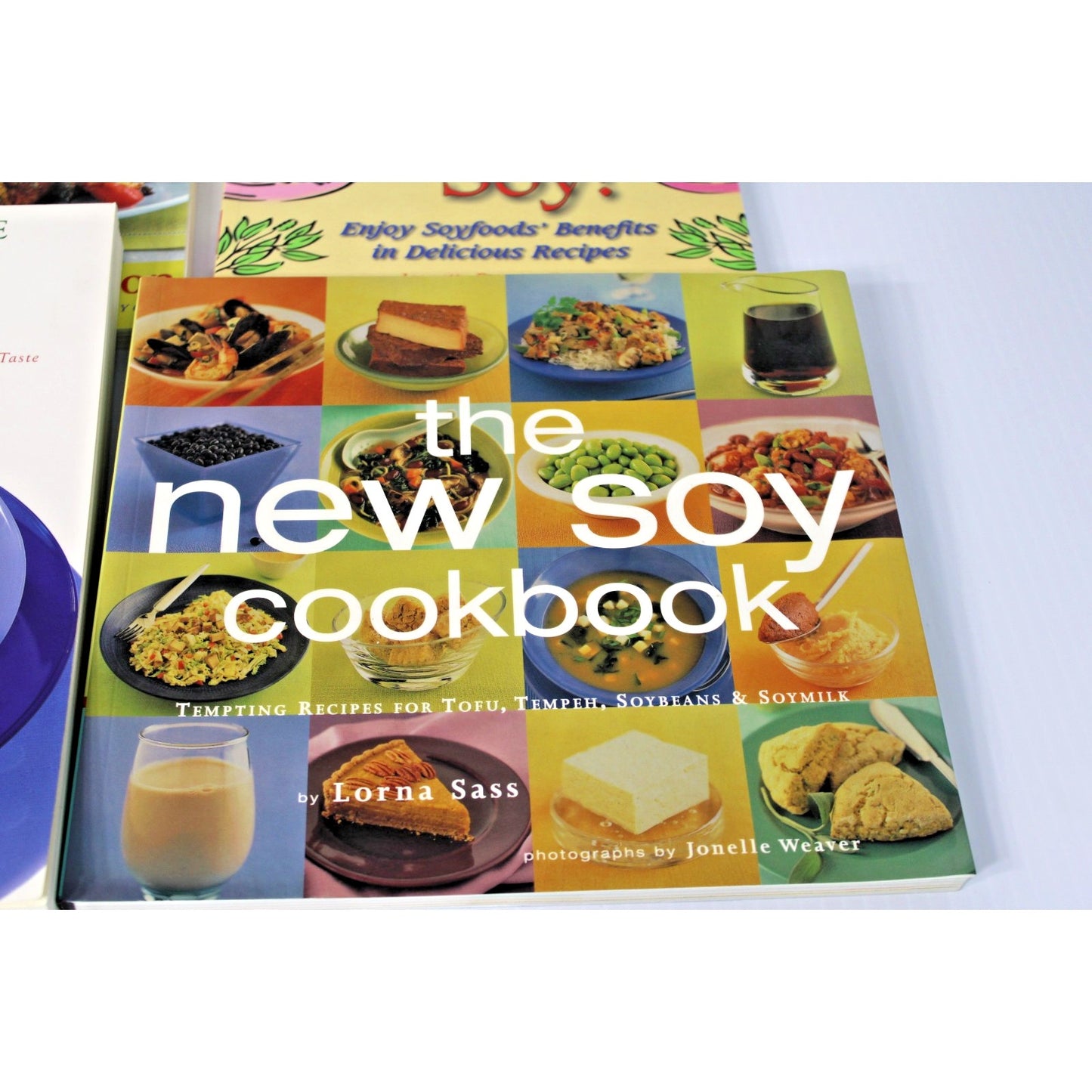 Bundle: 4 Cooking with Soy & Tofu Cookbooks, Healthy Eating Recipes