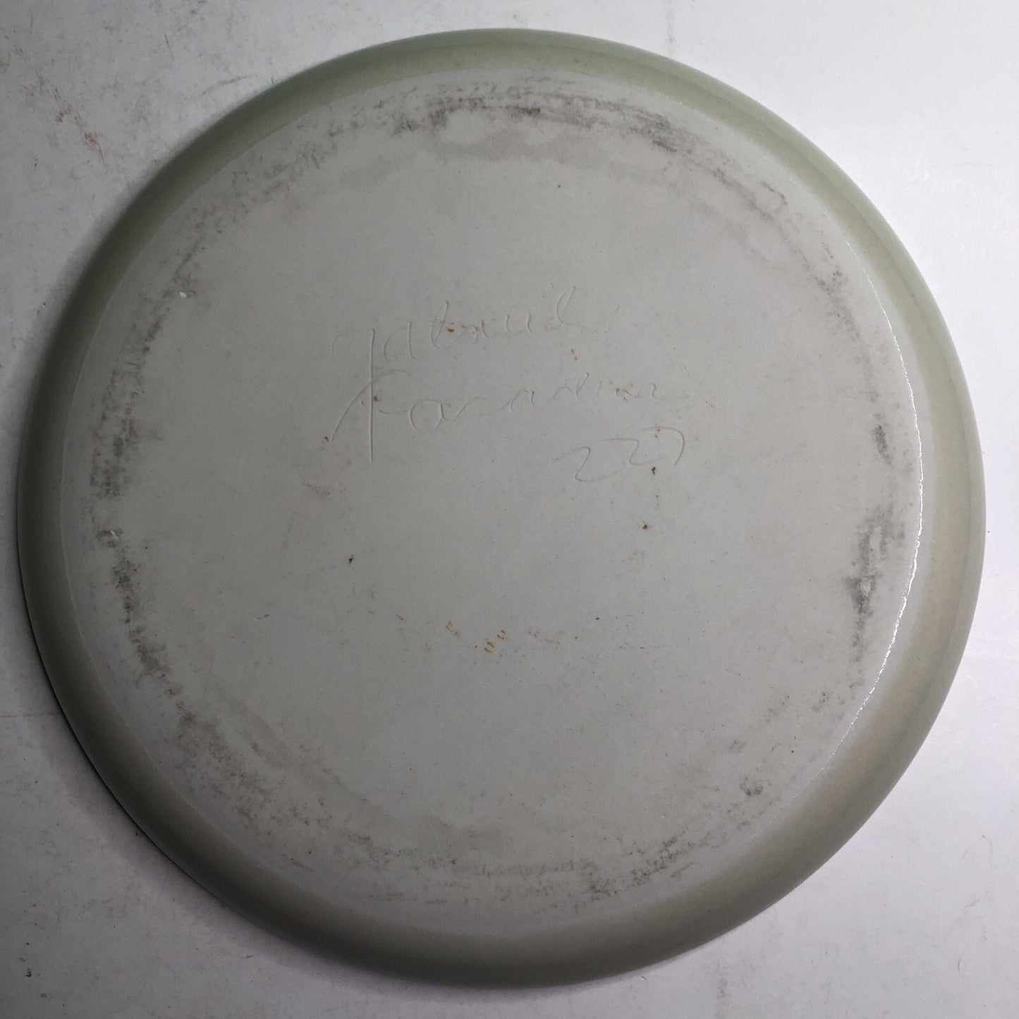 Winfield Gabriel Pasadena Pottery 10” Dinner Plate Twig & Tweed #227 Handmade