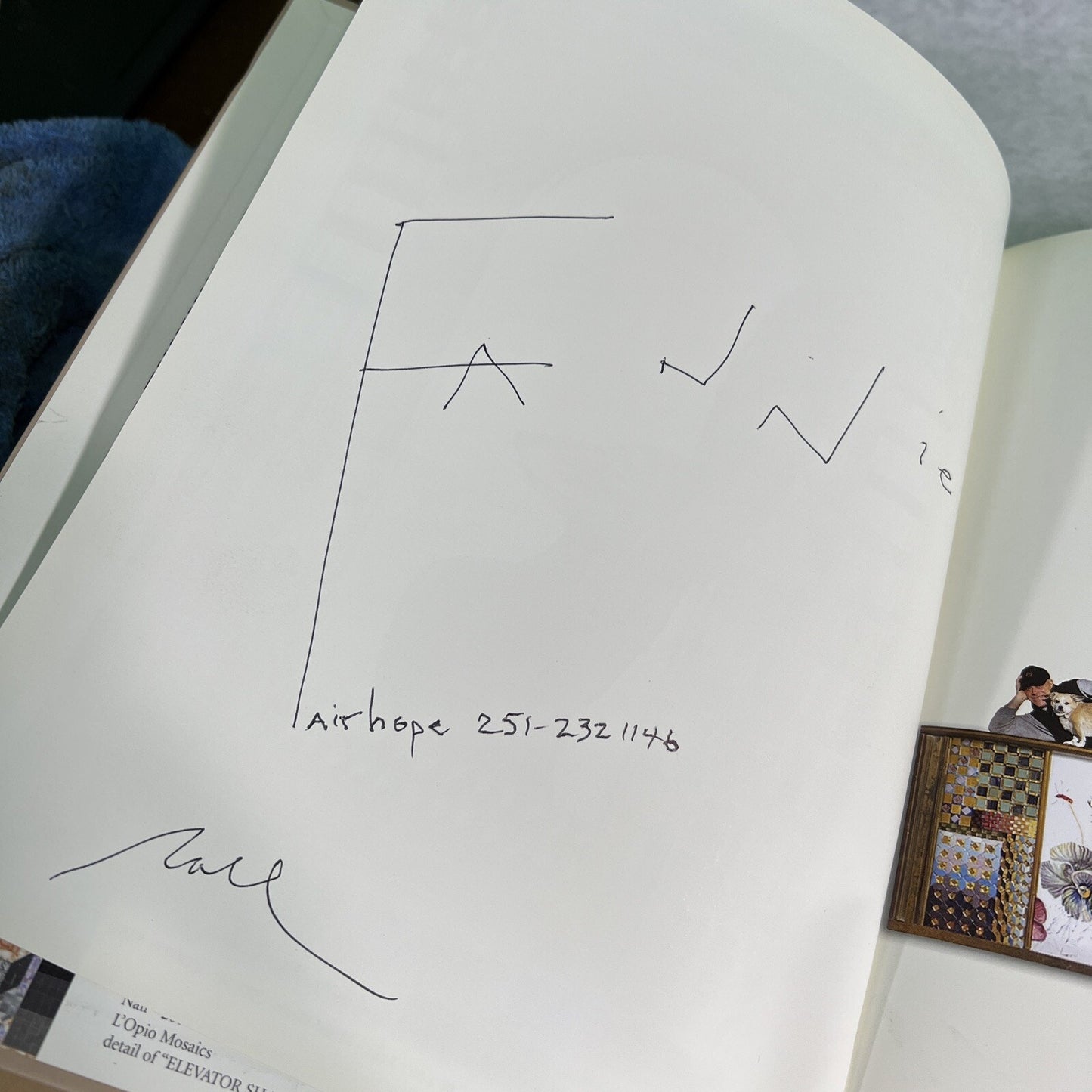 Nall Agenda 2004 Calendar signed and doodles by artist unused Fannie Fairhope AL