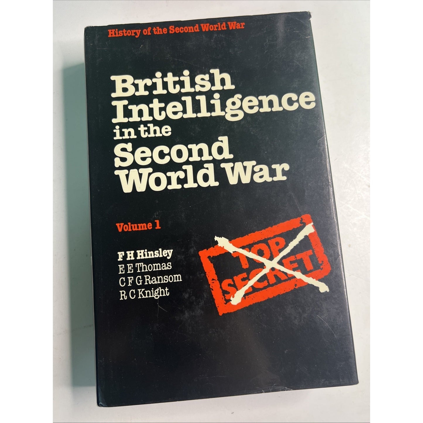 BRITISH INTELLIGENCE IN THE SECOND WORLD WAR by Hinsley 5 Vols 6 Books HC DJ