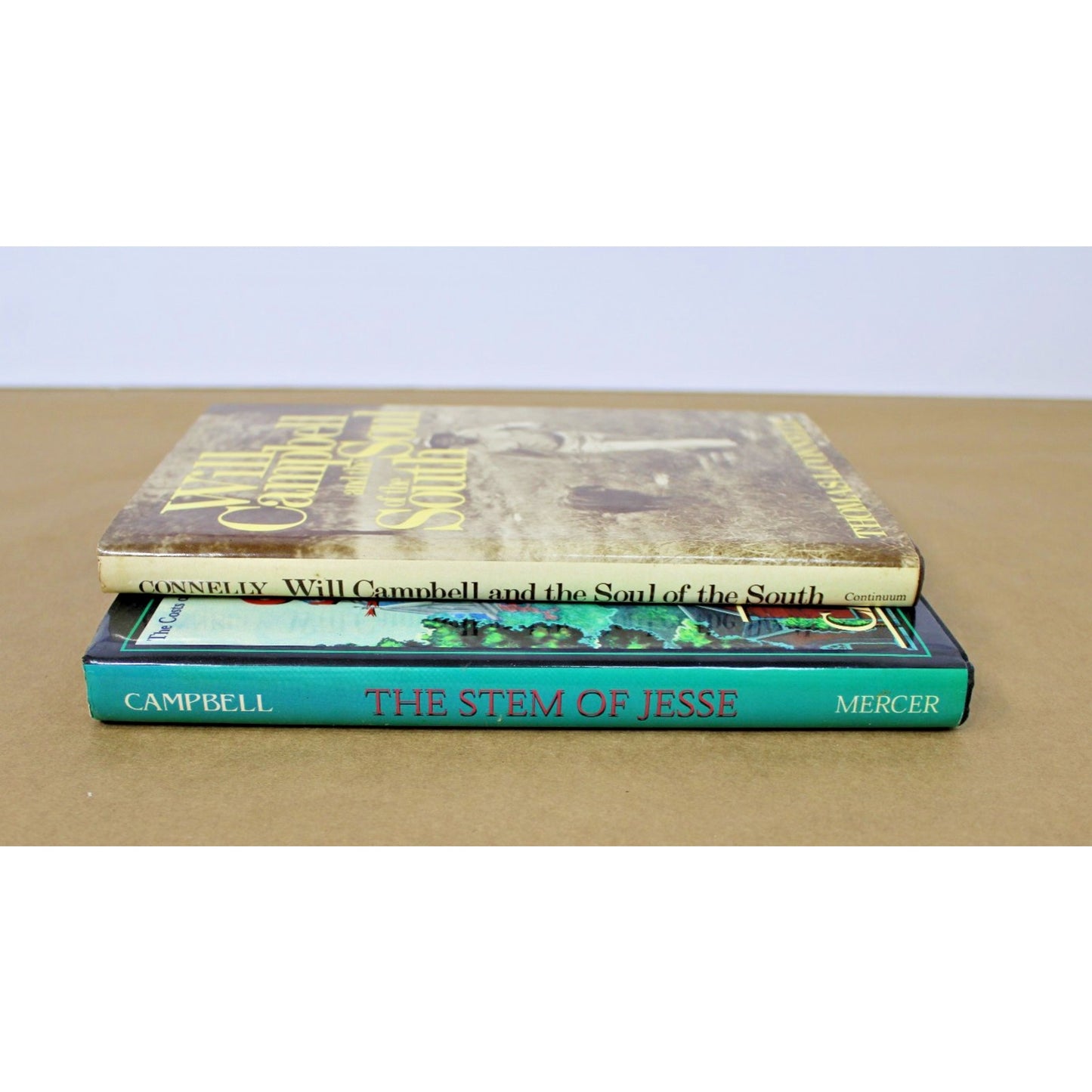 2 Book Will Campbell Lot, The Stem of Jesse and The Soul of the South, HC/DJ
