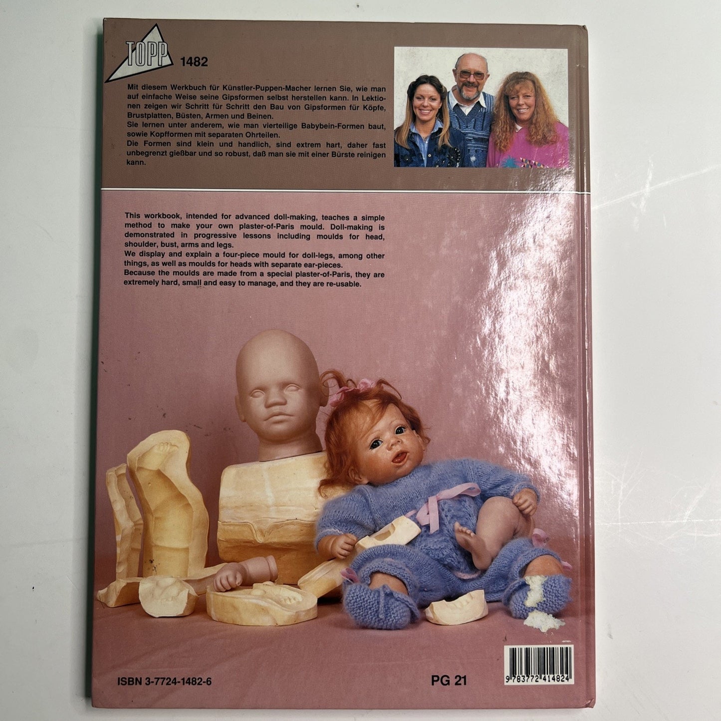 How To Make Artist Doll Moulds By Iris Buresch Heide Psotka 1991 German/English