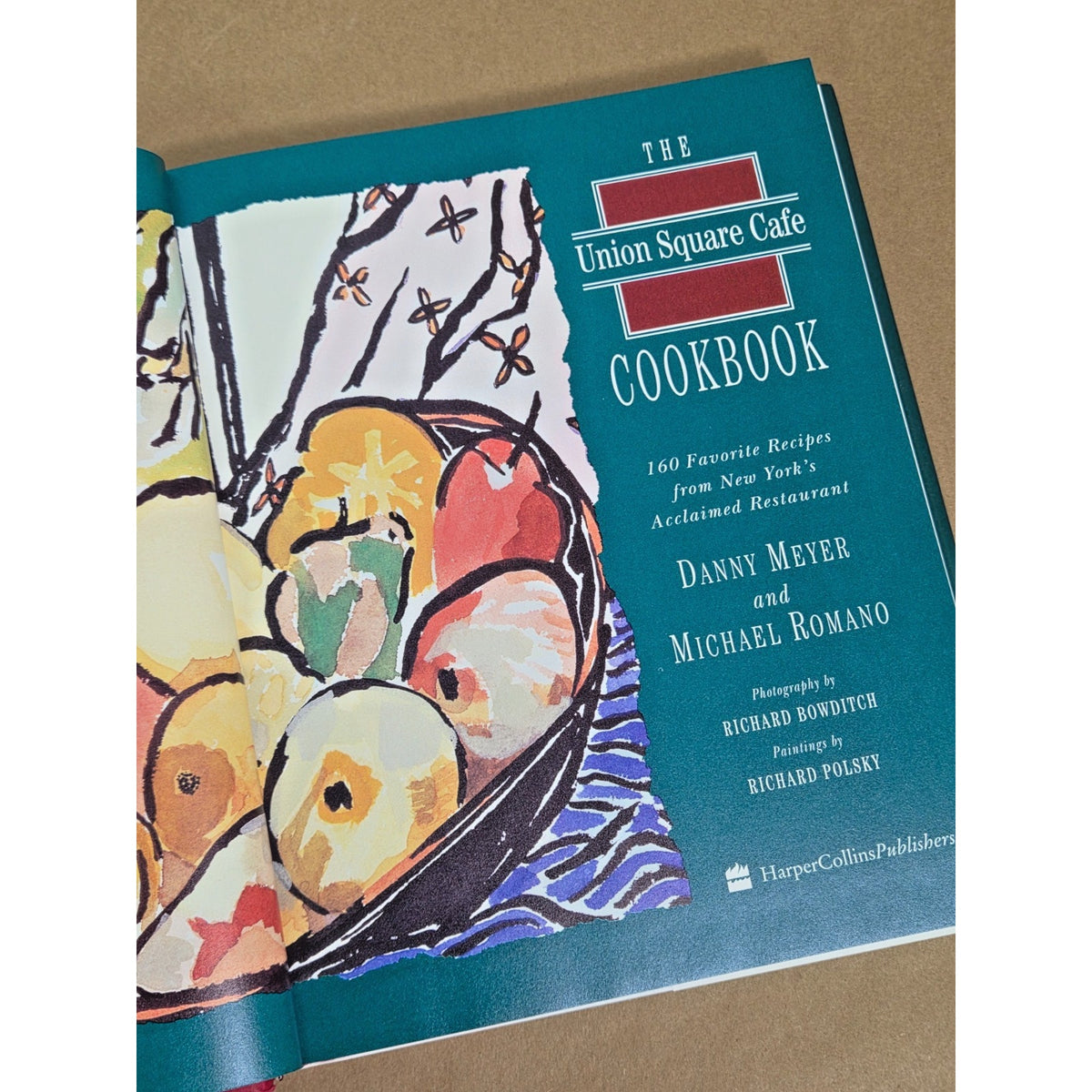 Danny Meyer Union Square Cafe Cookbook 1994 1st Edition - Iconic NYC Recipes