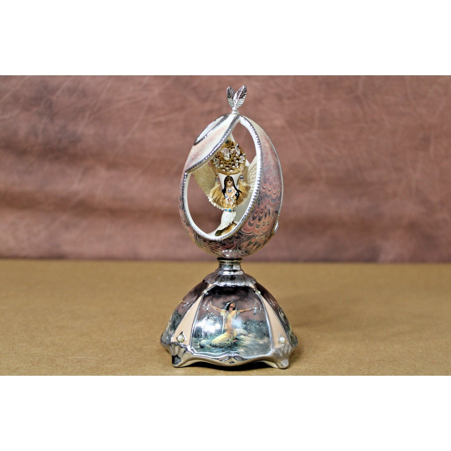 Russ Docken "Dream Catcher" Music Box Guilding Spirits Ardleigh Elliott Numbered
