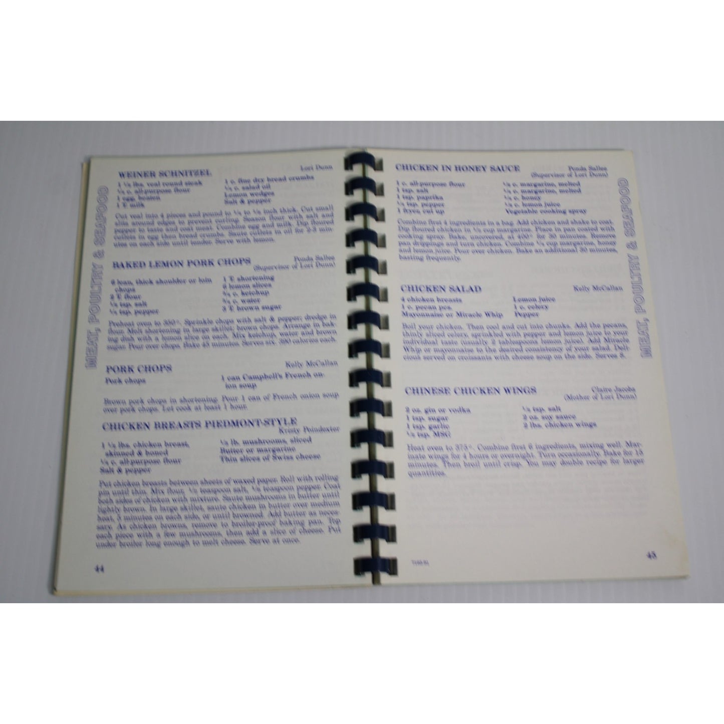 Vintage 1992 Prescriptions For the Pallet Collin County Texas Nursing Cookbook