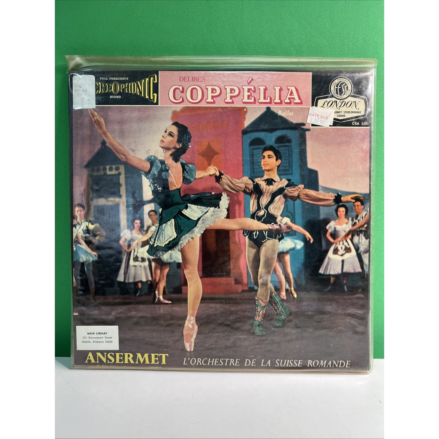 Ansermet Coppelia L'Orchestre De La Suisse Romande 2LP London Stereophonic