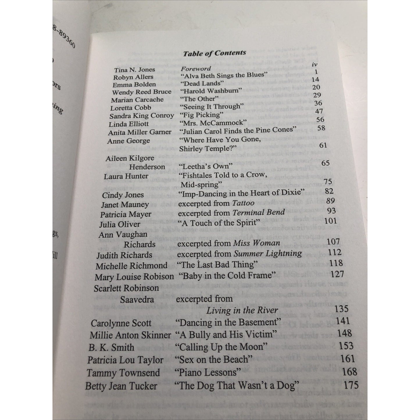Belles' Letters: Contemporary Fiction by Alabama Women 1999 Taylor & Jones