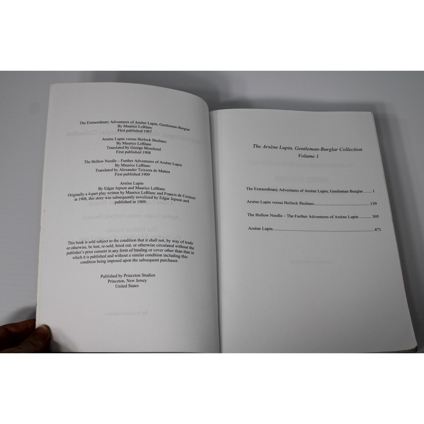 Arsène Lupin, Gentleman-Burglar Collection Vol. 1: 4 Books in 1- Maurice LeBlanc
