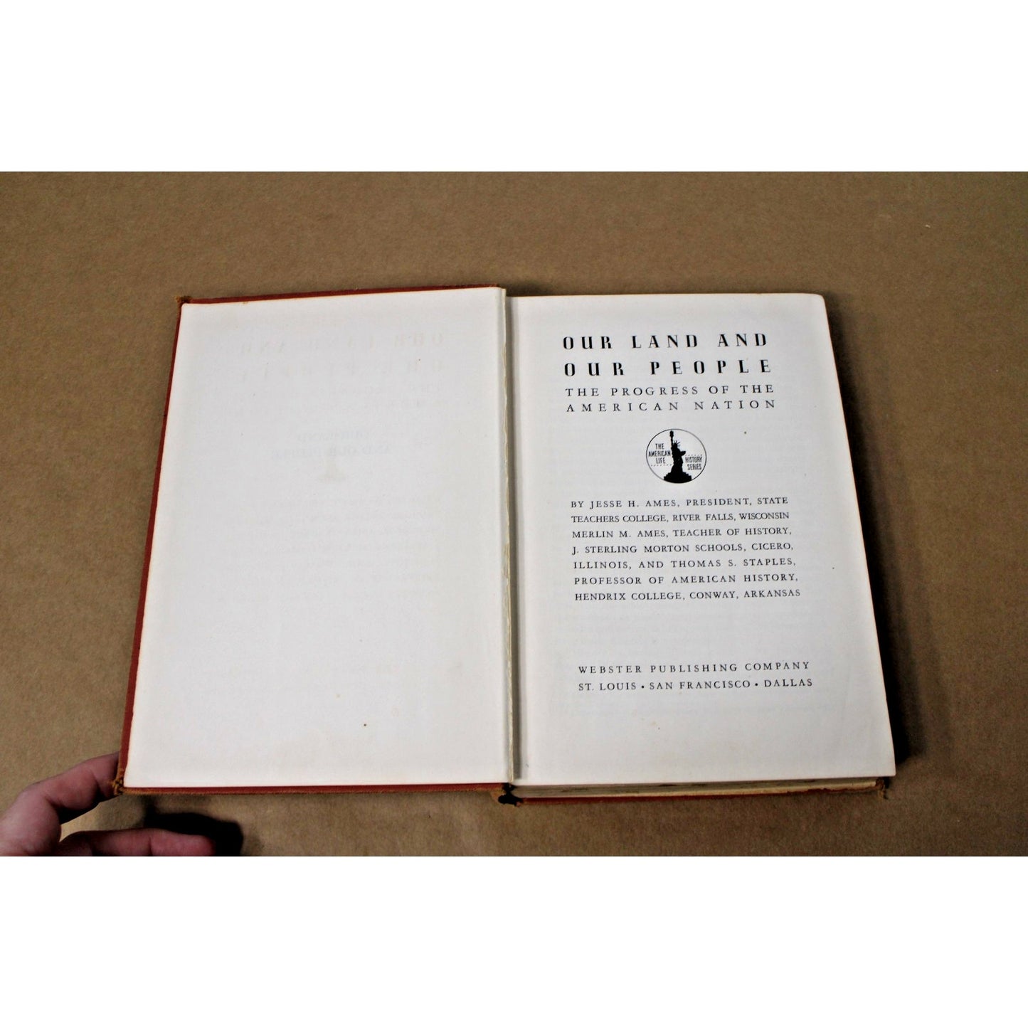 VTG 1946 Our Land and Our People, Jesse H Ames, Merlin M Ames, Thomas S Staples