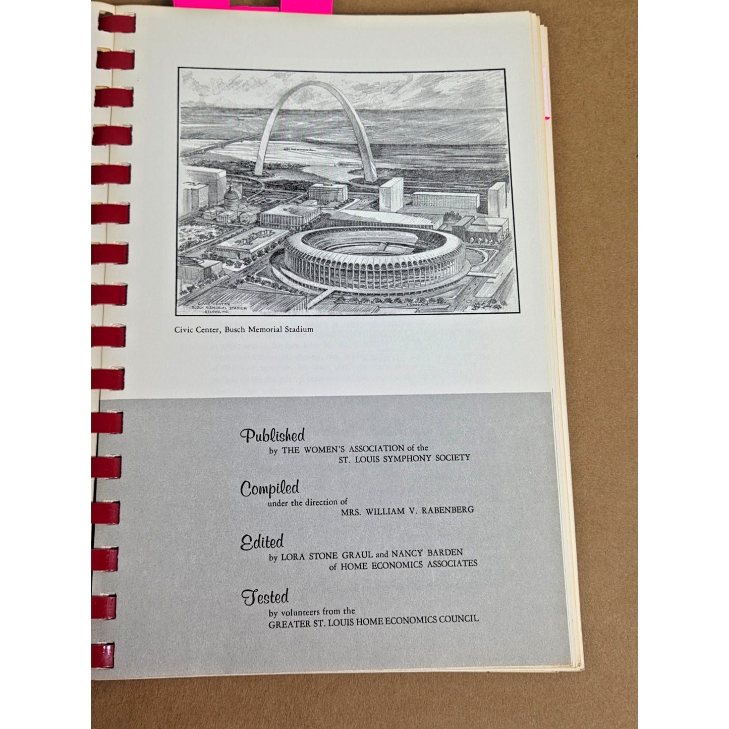 Vintage 1985 St. Louis Symphony of Cooking - Miss Hulling’s & Stan Musial