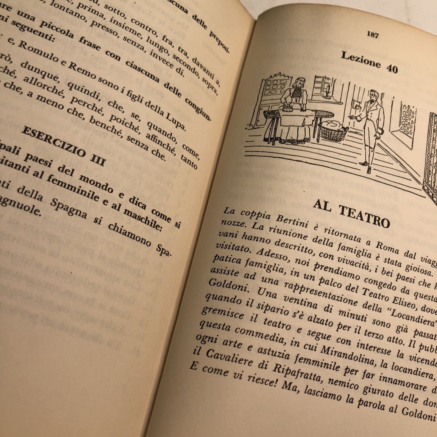 Italiano Libro Secondo M. D. Berlitz Vintage Hardcover 1963 Berlitz Book Method