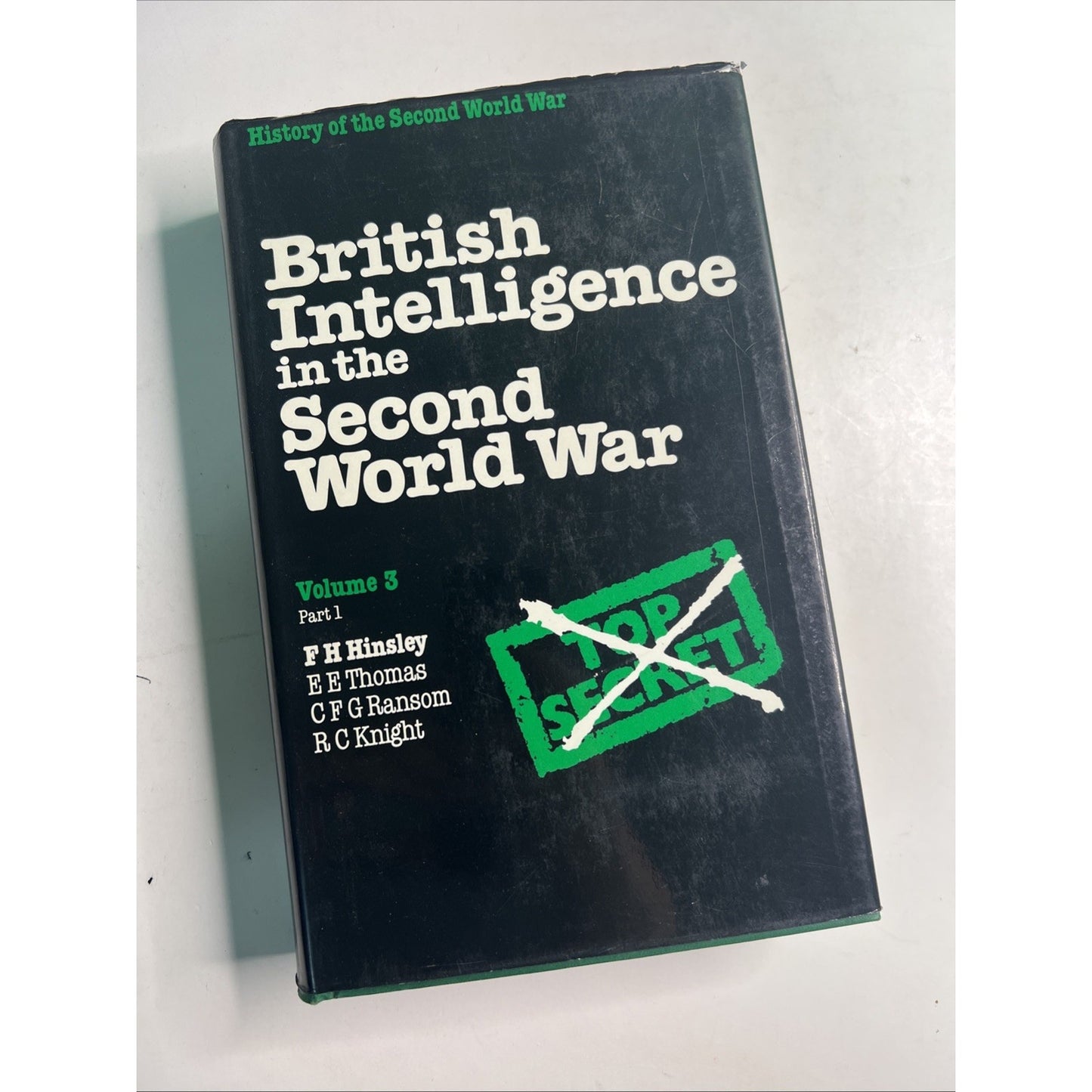 BRITISH INTELLIGENCE IN THE SECOND WORLD WAR by Hinsley 5 Vols 6 Books HC DJ