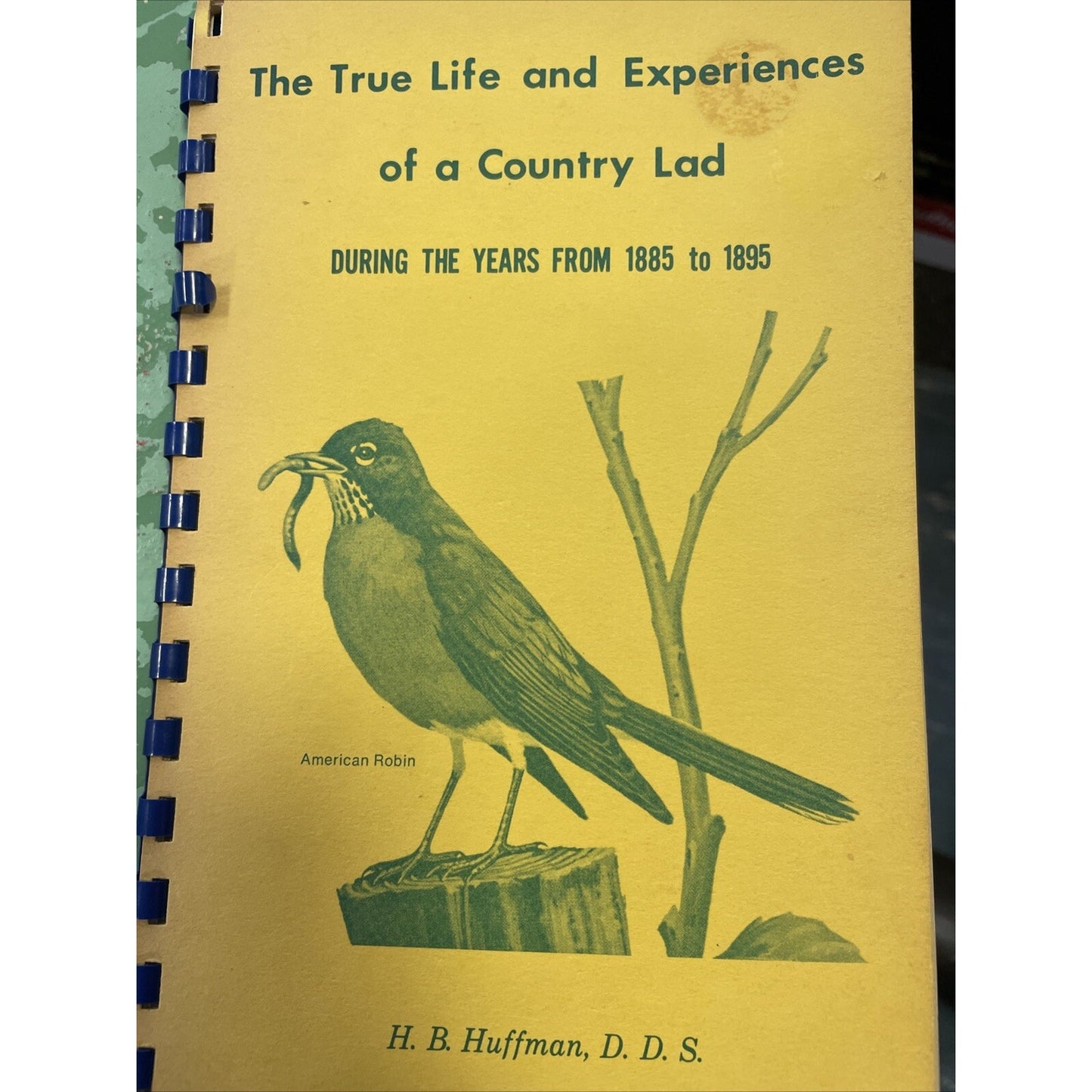 The True Life And Experiences Of A Country Lad 1885-1895 by H. B. Huffman 1972