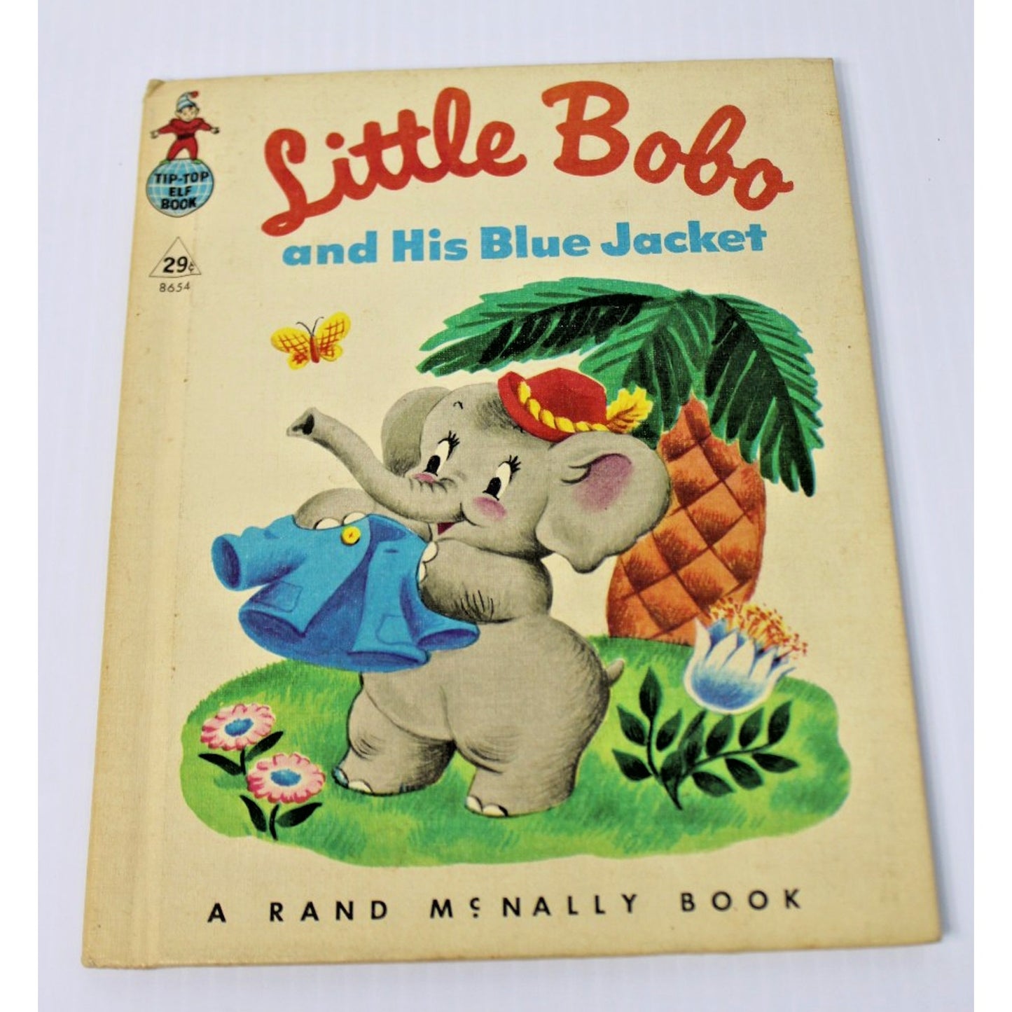 Rare Vintage 1953 "Little Bobo and His Blue Jacket" Alf Evers- Junior Elf Book