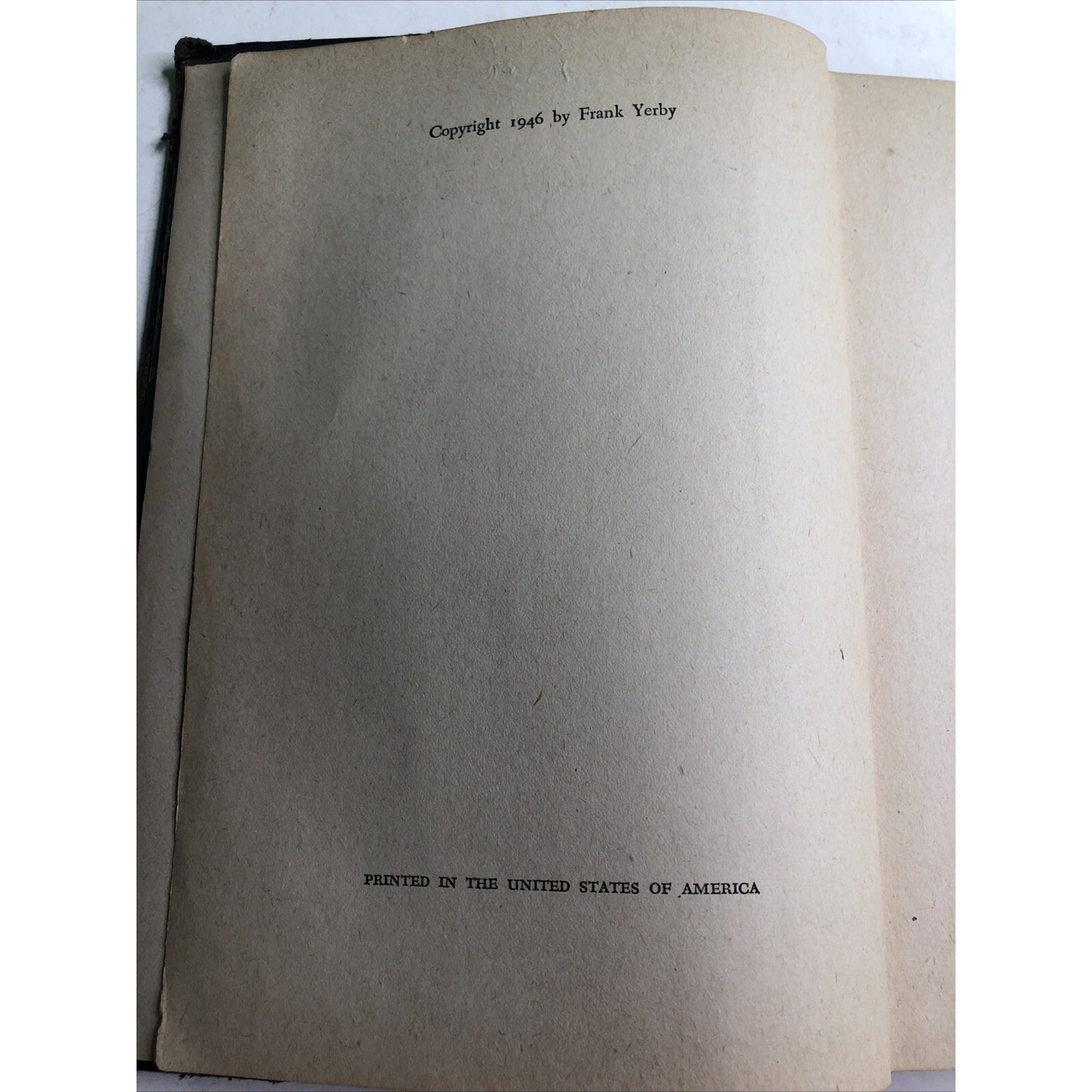 1946 First Edition Foxes of Harrow by Frank Yerby The Dial Press HC Some Damage