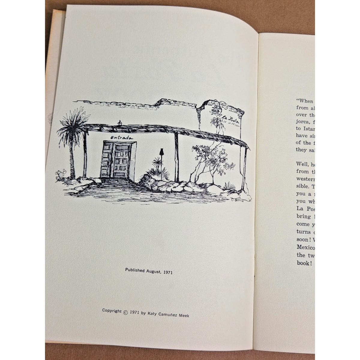 Vintage 1971 1st Edition La Posta Cook Book - Authentic Mesilla NM Recipes