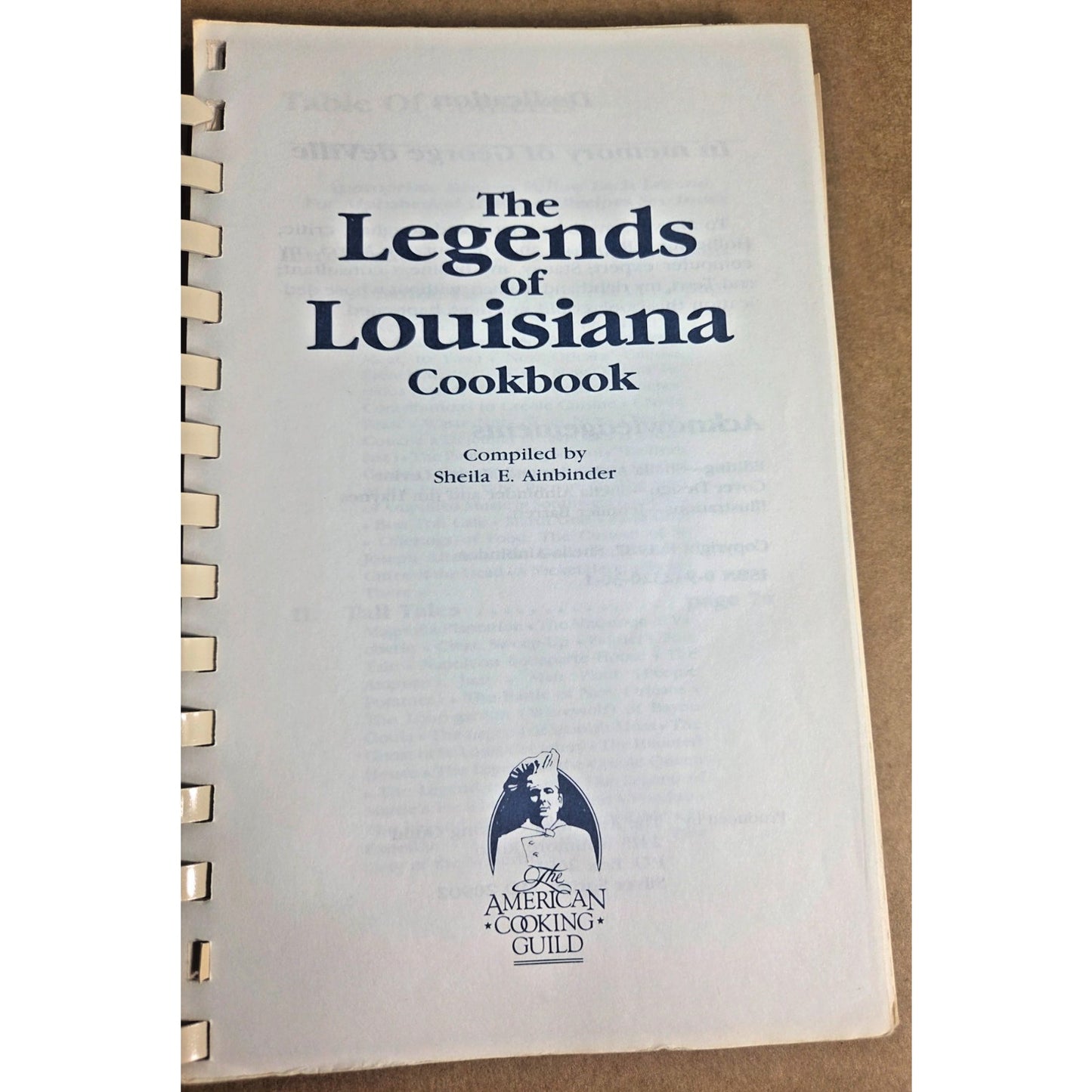 1987 Legends of Louisiana Cookbook New Orleans Cuisine & Folklore Riverwalk