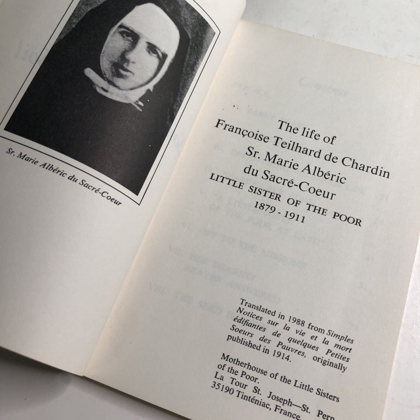 Sown in Chinese Soil: Life of Francoise Teilhard de Chardin Sr. Marie Alberic du