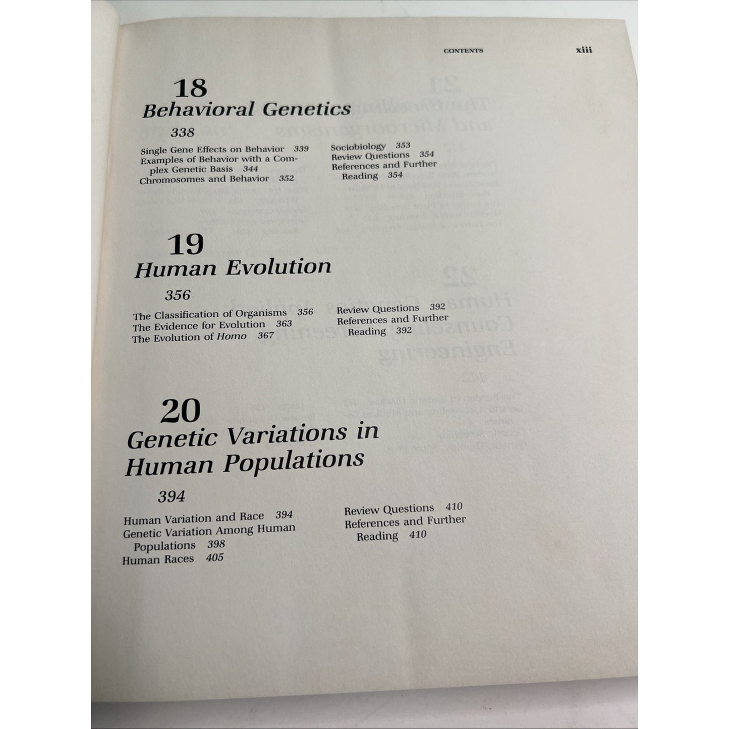 Genetics A Human Concern 1985 HC by Sutton & Wagner Textbook Illustrated