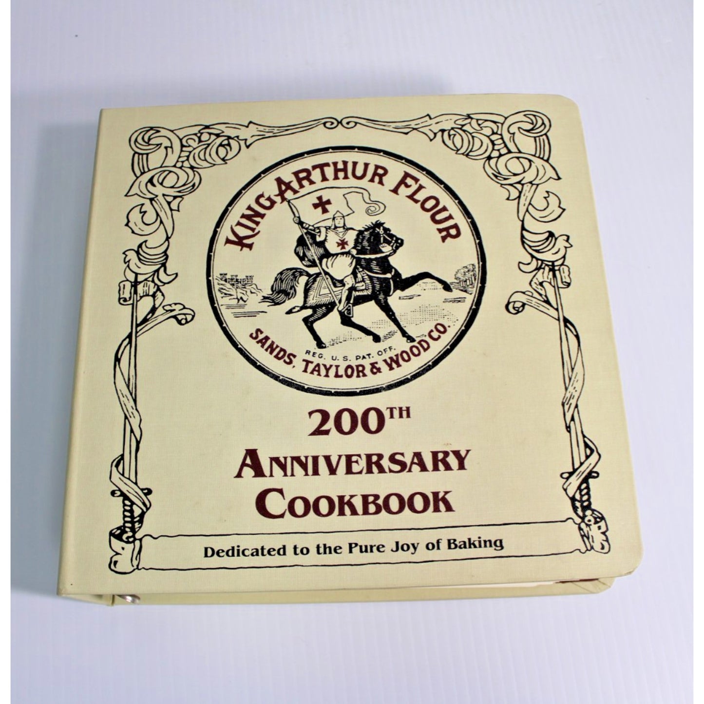 King Arthur Flour 200th Anniversary Cookbook Binder 1990 Brinna Sands Excellent!