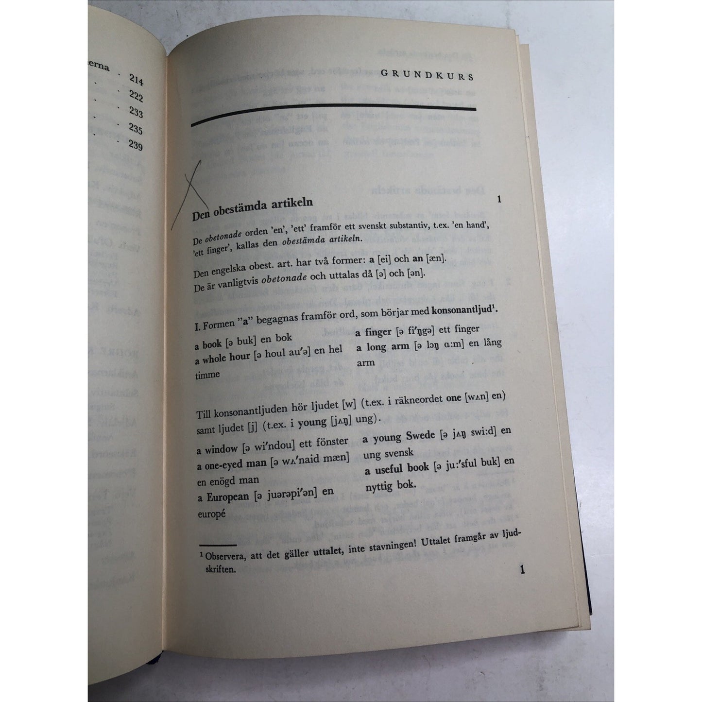 ENGELSK GRAMMATIK (1962) by Im. Bjorkhagen Hardcover
