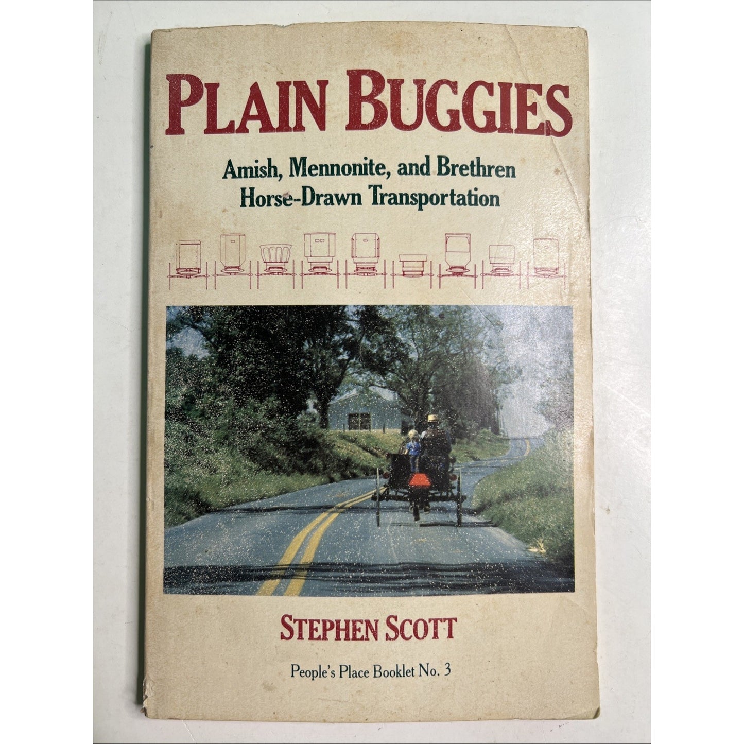 Stephen SCOTT Plain Buggies Amish Mennonite and Brethren Horse-Drawn 1st 1981 PB