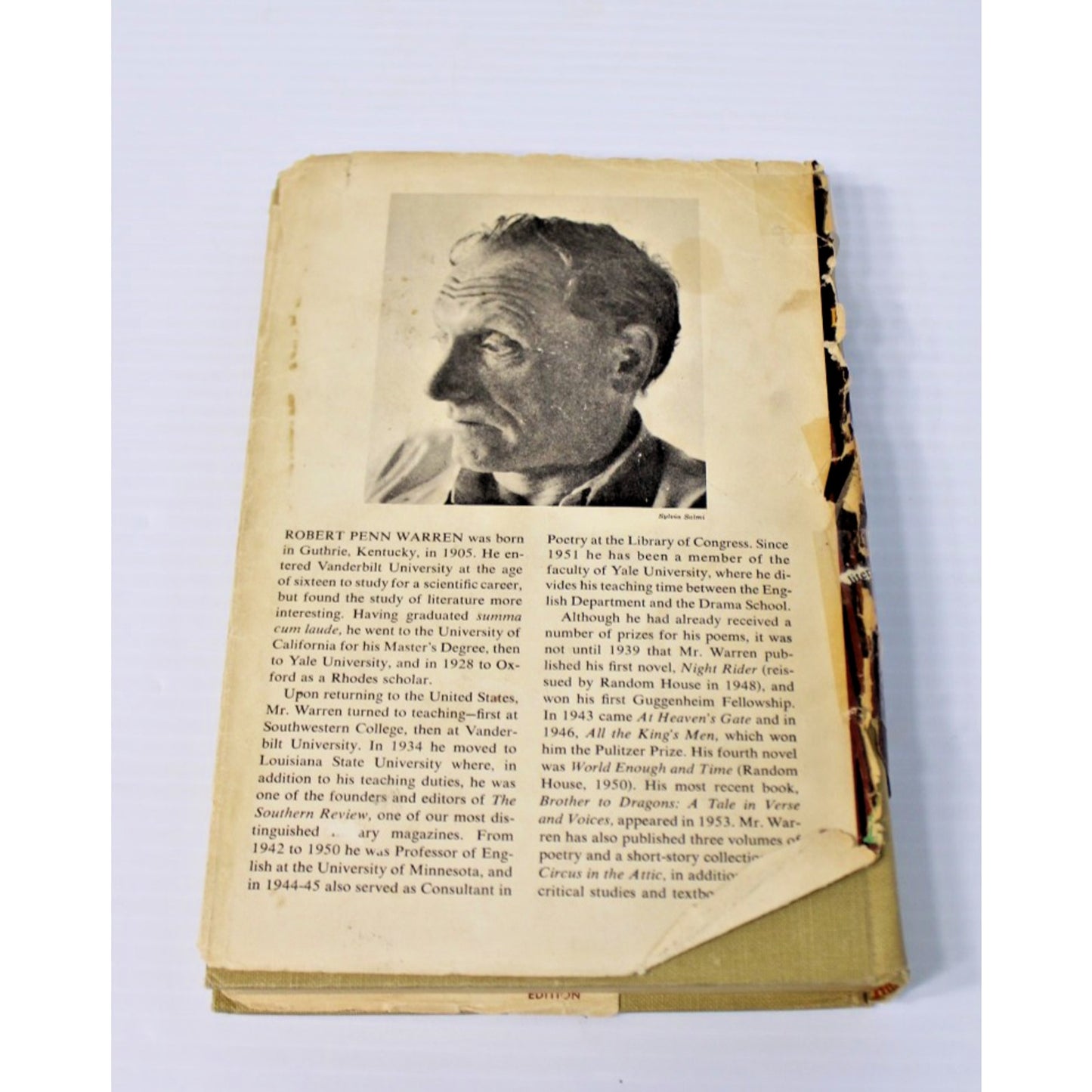 1955 Band of Angels by Robert Penn Warren, Hardcover, Dust Jacket, Book Club Ed.