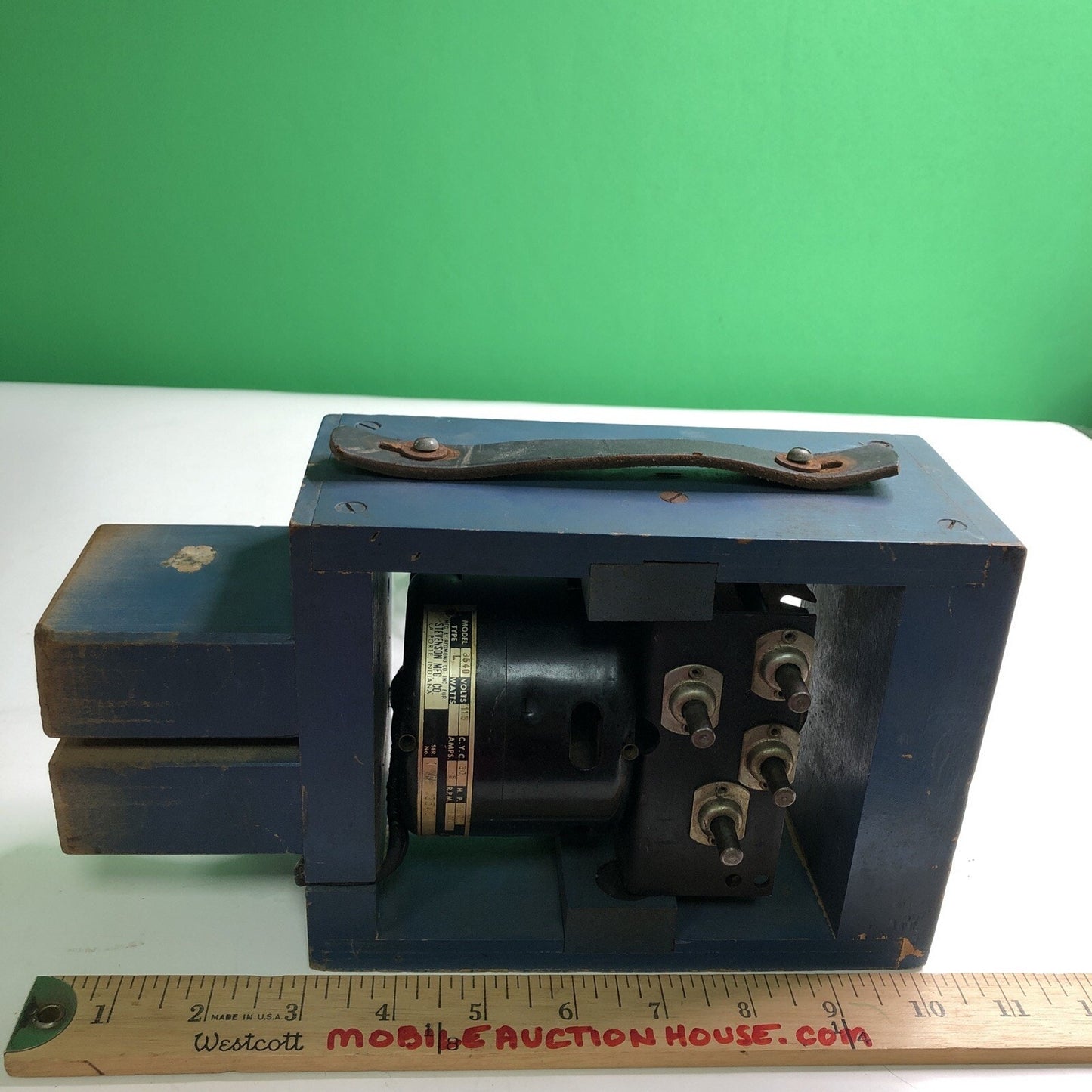 Vintage KRAFT FOODS Motor Driven Gadget Wood Casing Electric Mystery
