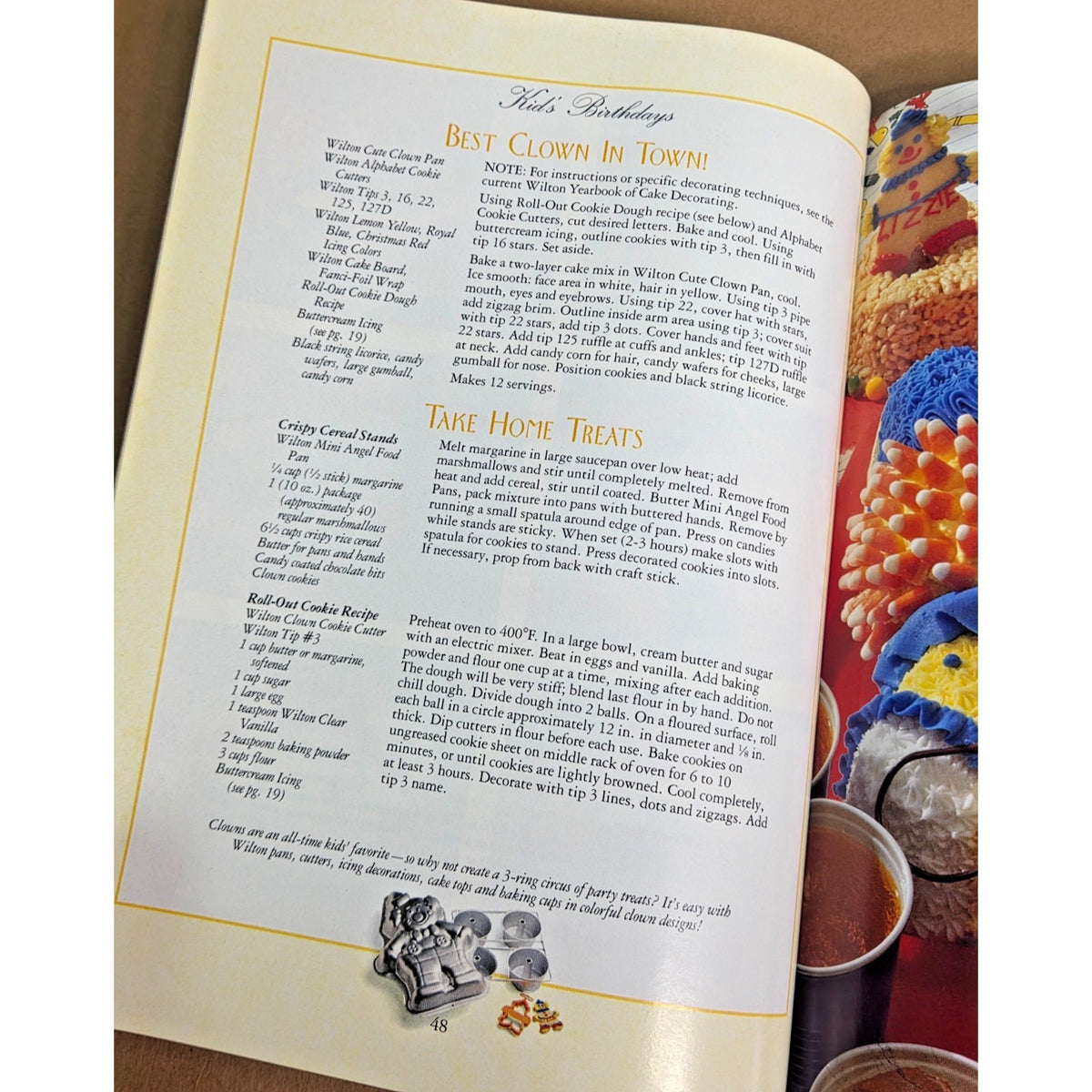 Vintage 1993 Wilton Entertaining Cookbook Appetizers to Desserts 90s Retro Guide