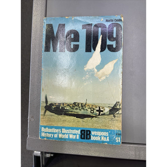 Me 109 Martin Caidin Ballantine's Illustrated History WW2 Weapons Book #4 1968