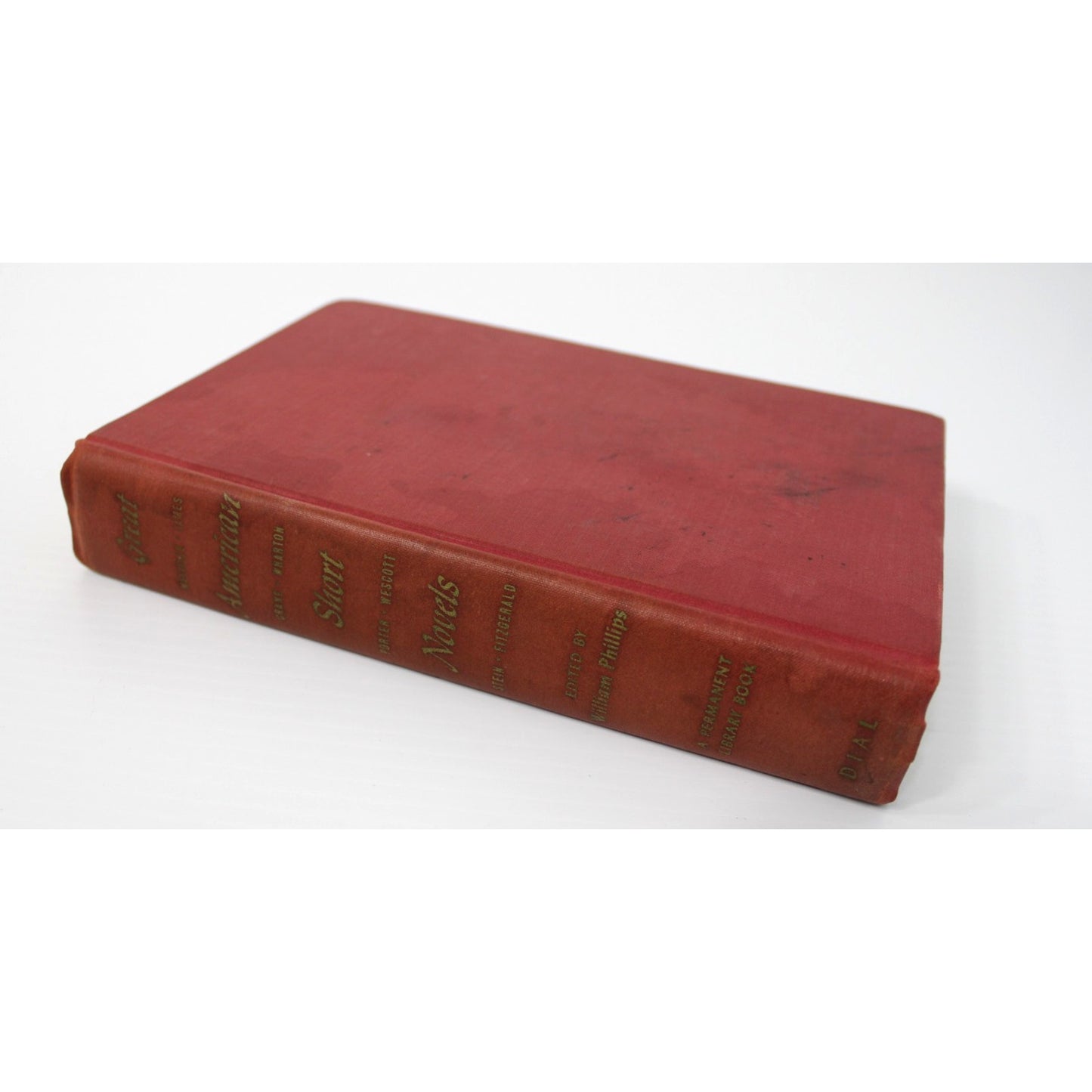 Great American Short Novels- Dial Permanent Library Book, 1946, 7th Printing