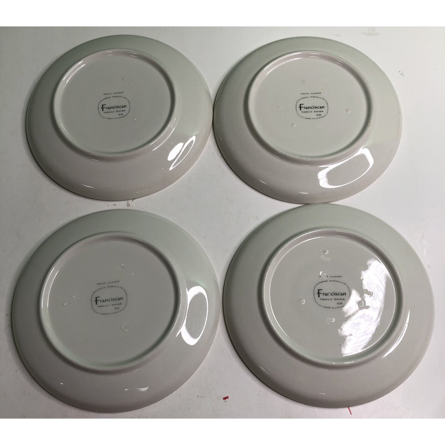 MCM Lot 14 Franciscan INDIAN SUMMER China 8 Cups 4 Saucers 1 Sugar 1 Creamer