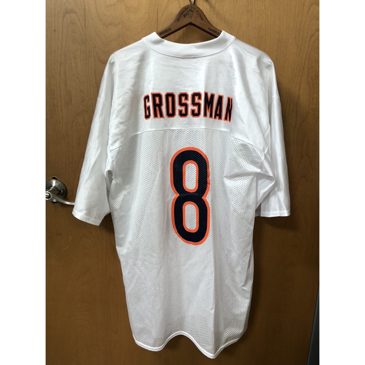 NWT Large Reebok NFL #8 Grossman Jersey Tshirt White Players Inc.