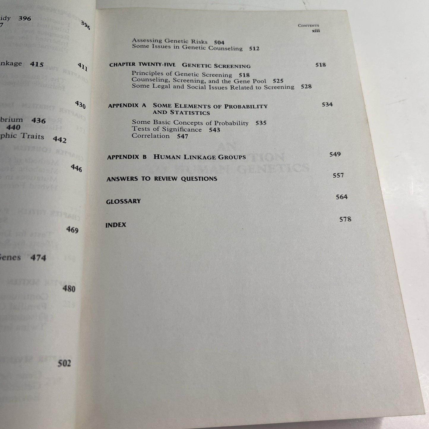 An Introduction To Human Genetics 3rd Edition H. Eldon Sutton 1980 HC Textbook