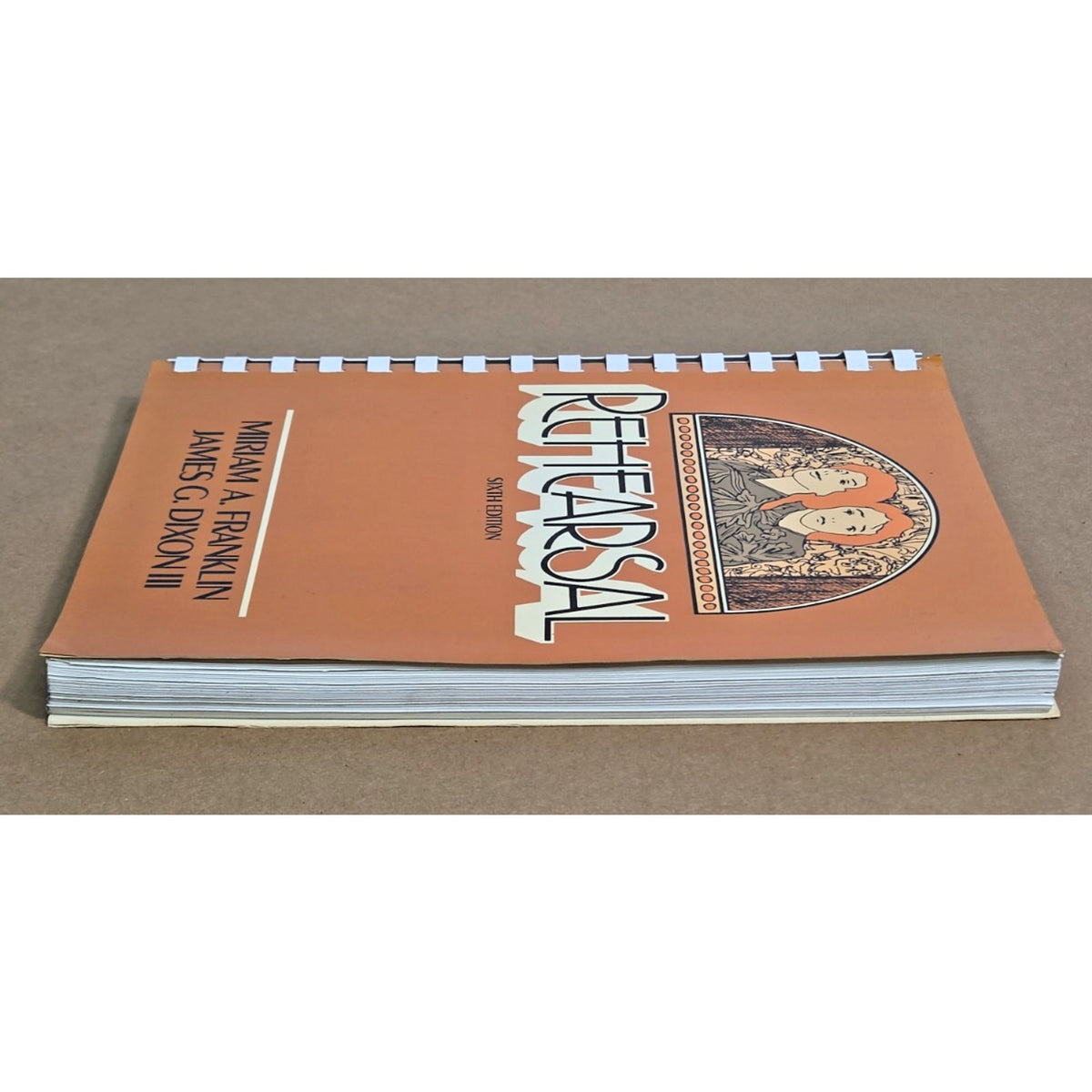 Vintage "Rehearsal: Principles & Practice of Acting" 6th Ed 1983 Franklin/Dixon