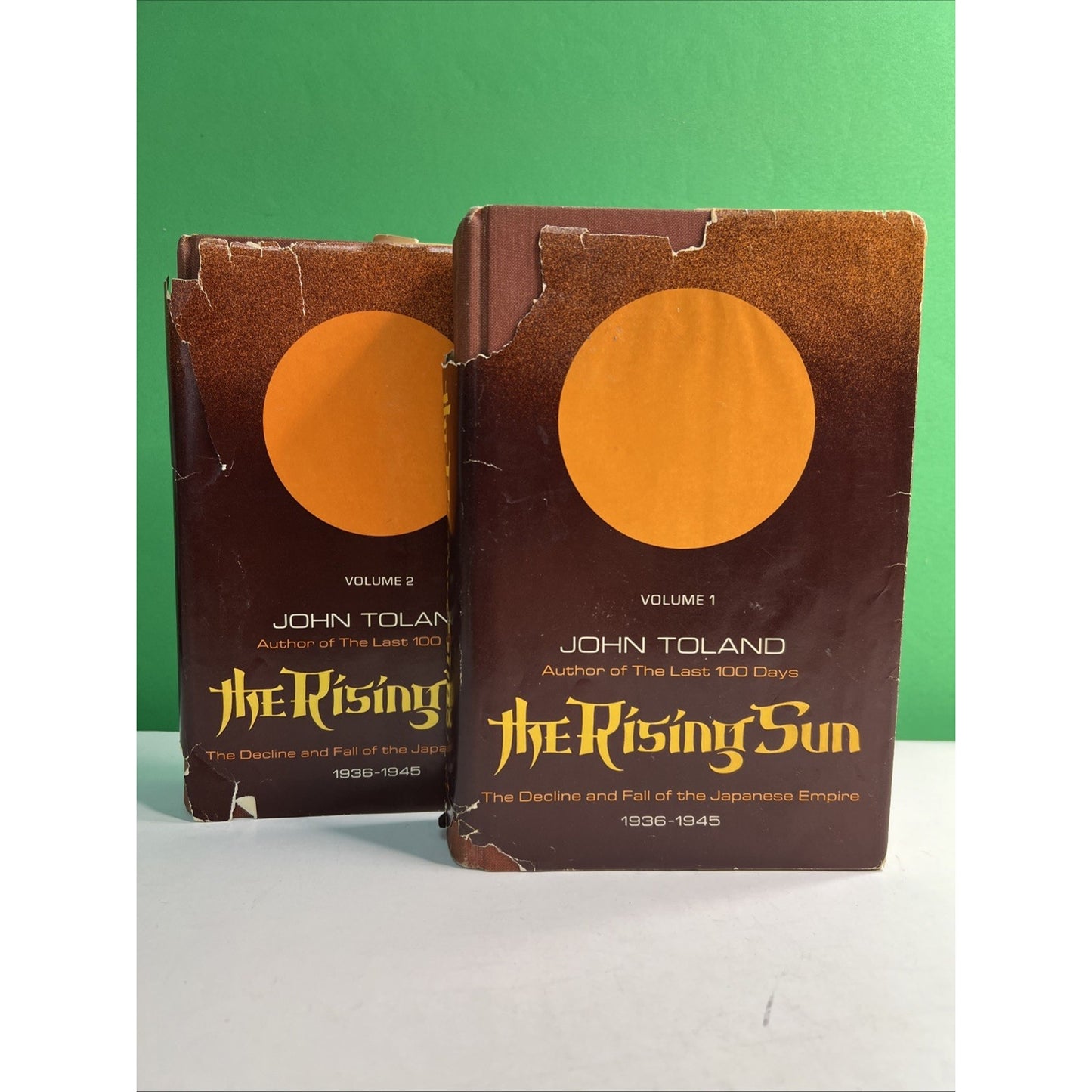 The Rising Sun John Toland Volumes 1-2 Book Club Edition Random House 1970 HC DJ