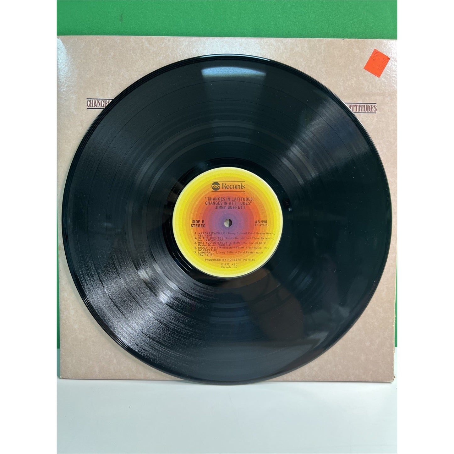 Jimmy Buffett, Changes In Latitudes Changes In Attitudes 1977 1st Press Vinyl LP