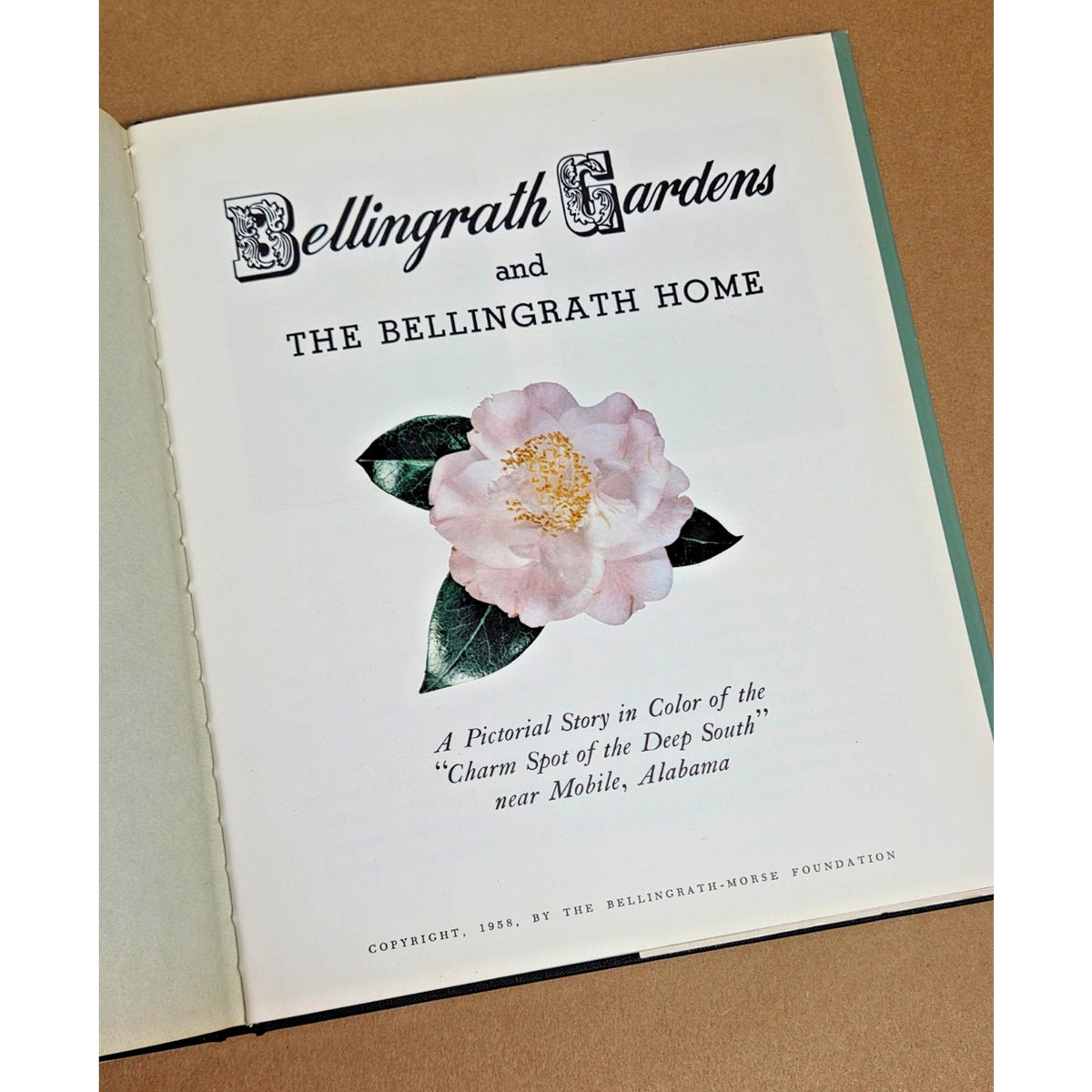 Vintage 1958 Bellingrath Gardens & Home Pictorial Souvenir Book Mobile Alabama